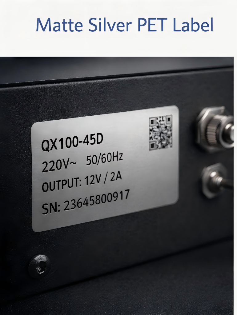 哑银不干胶标签怎么选？从耐温、耐刮与应用