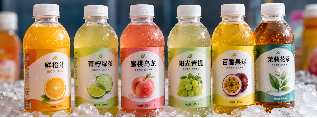 冷藏饮料瓶防水不干胶标签合作案例