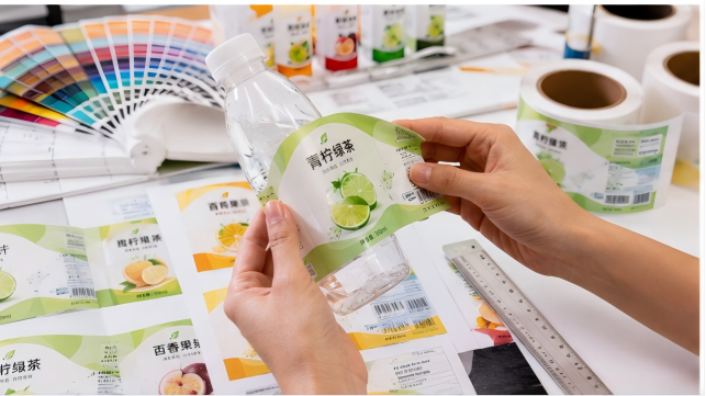 冷藏饮料品牌防水不干胶